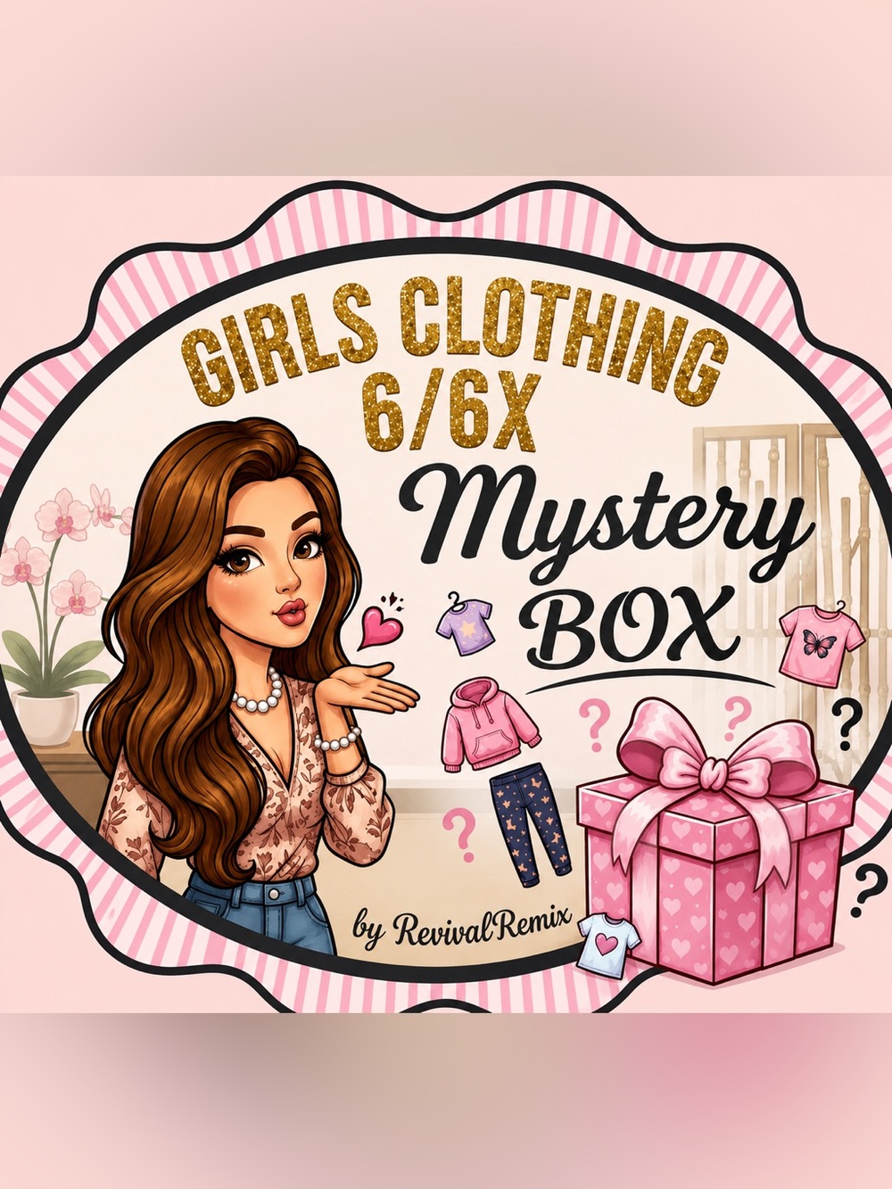 Girl's Clothing Mystery Box | Size 6/6x| Age 6| Cute Everyday Styles